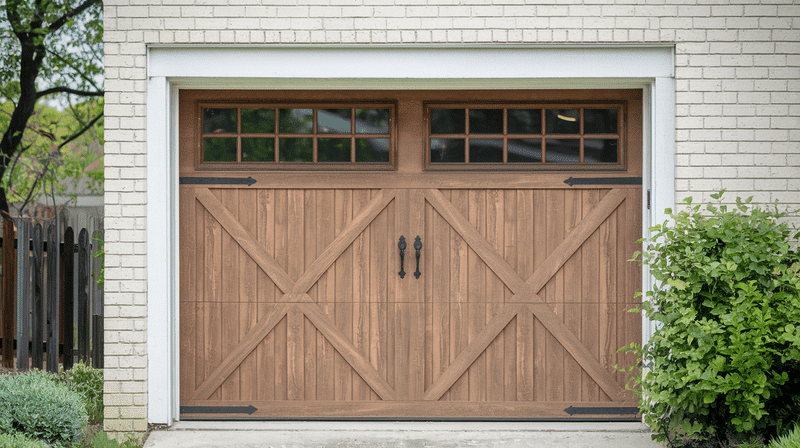 Are There Wood Garage Doors In Hendersonville